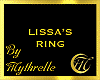 LISSA'S RING