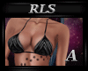 (A) Black Bikini Fit RLS