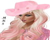 A PINK COWGIRL HAT