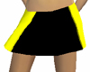 Black Yellow  Skirt