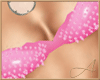 Spikes & Rubber Bra Pnk