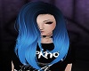 dark blue long hair