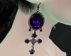 Gothic Amethyst Earrings