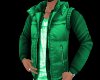 Green Vest & Hoody Top