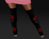 Socks with roses