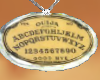 (Sp)Ouija board necklace
