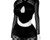 Black neckline silver