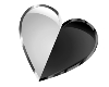 Black White Heart