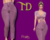 TD - Jeans Pink Color -M