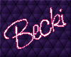 becki sticker