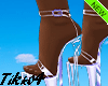 Sexy Zapato Cristal Azul