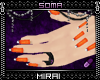x` Hand+Nails : Orange