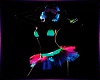 X- blacklight dancer