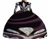 Purple Silk Fancy Dress