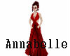 Marius Red Velvet Dress