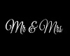 WEDDING Mrs & Mrs SIGN