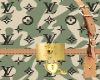 Green LV Purse