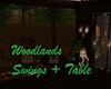Woodlands Swings + Table