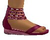 *F WINE SANDALS 1
