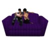 Dk Purple Cuddle Sofa