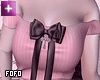 ninu top + bow (pink) MB