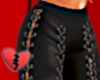 black lacey pants