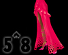 <5^8> Pink Wavy Dress