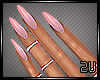 2u Pink Nails w/ Rings