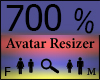 Any Avatar Size,700%