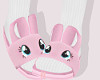 ➧ Pink Bunny Slippers