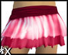 *X Ragged Pink Skirt