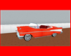 57 Chevy Convertible Red