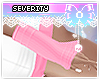 *S Bunny Pink Cuffs