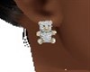 DIAMOND BEAR EARRINGS