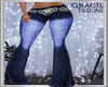Dark Belted Jeans