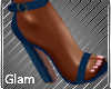 Platsy Blue Heels