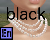 !Em Black Pearl Necklace