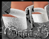 ~G Glitter Silver  Mules
