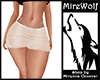 MW- Mel Beige Mini Skirt