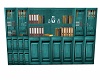 Lg Teal Office Cabinet
