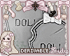 DRV doll headstone