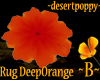 ~B~ Rug Poppy DeepOrange