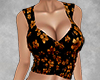Copper Floral Top