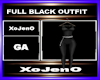 FULL BLACK OUTFIT