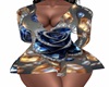 Blue and Gold Rose