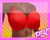 *PBC* +AB Red Bra