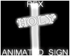 Holy Cross Neon Sign
