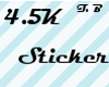 4.5K T.B Support Sticker