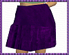 CL*purple velvet skirt