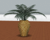 [JS]BeigeSwirl Vase Palm